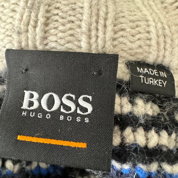 Hugo Boss Akaoki Wool Mohair Ski Lodge Mens Thick Sweater Size XL - Picture 13 of 16